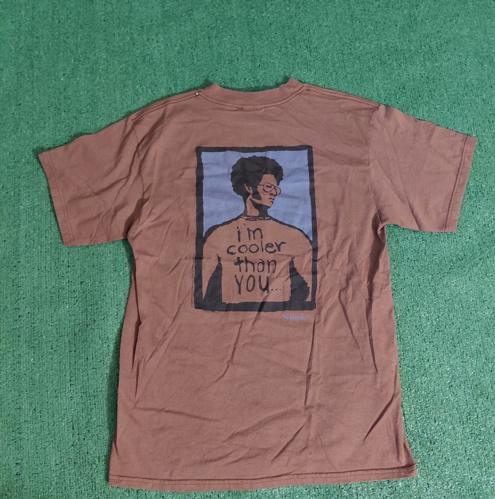 Simple Im Cooler Than You T Shirt Size Large